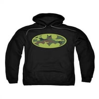 Batman DC Comics Classic Bat simbol kamuflaž logotipa za odrasle vuče sa hodom