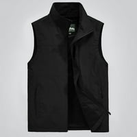 Modni muškarci Casual Solid Vanjski vrh jakne za brzo sušenje vrhova bluza dugi gumb dolje majica za