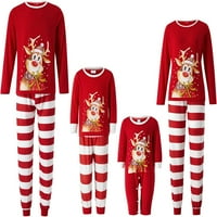 DanceeMangoos Božićna odjeća za obiteljski božićni podudaranje odjeće ELK majica pant