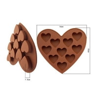 Silikonska ledena kocka ladica Easy Maker Cubes u obliku srca Kalup Valentines Poklon