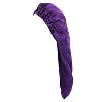 Kašike za žene saten poklopac za saten s mekim i elastičnim dugim kosom velikim prozračnim svilenim
