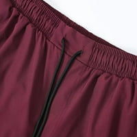 YuKaichen muške plićake Kratke suhe plažne kratke hlače sa džepovima sa zatvaračem i mrežaste obloge