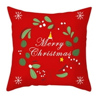 Pgeraug Božićni ukrasi Božićni jastuk Navlaka za kućni Cristmas poklon jastučnicu za kauč za kauč Xmas