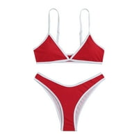 Zermoge kupaći kostimi kupaći kostim za žene, žene modne boje podudaranje splitske kupaćim kostima bikini