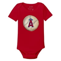Dojenčad sićušni otvor Red Los Angeles Angels ušiveni bejzbol bodysuit