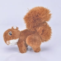Eastshop Slatka simulacijska vjeverica plišana punjena životinja lutka kod kuće Decor Decor Kids Toy