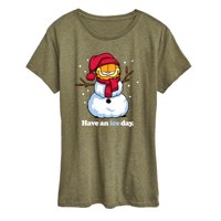 Garfield - Imajte ledeni dan - Ženska grafička majica kratkih rukava
