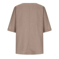 Simplmasygeni Clearence ženske vrhove Plus veličine Pulover modni ispisani labavi majica rukavi bluza