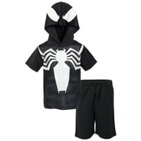 Marvel Spider-Man Venom Toddler Boys Atletska majica MESH kratke hlače Outfit Set Toddler do Big Kid