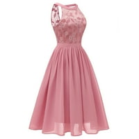 Klit haljine cvjetna čipka dekolte za zabavu Aline Swing Vintage Princess haljina