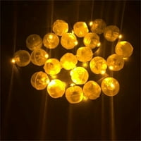 WofedyO LED svjetla za spavaće sobe višebojne LED balone, okrugli mini titli Flash LED svjetlo za balone