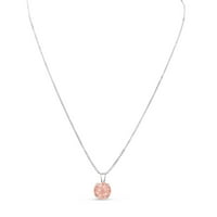 Superjeweler Carat morgarite ogrlica u srebru sterlinga, za žene