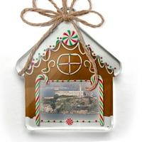 Ornament tiskani jedno oboren alcatraz božićni neonblond