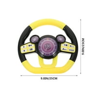 Frcolor upravljač volana Vožnja interaktivnim kotačima Dječji kontroler Prijenosni kopilot Racing Funny