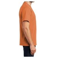 Mafoose muški pamučni esencijalni majice narančasta Sherbet M