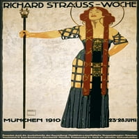 Poster Galerija 24 X36 , Richard Strauss-Woche Art Nouveau