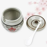 Podesite visokoj temperaturu ručno oslikana ispod glave glazura japanskog stila za začini set sa keramičkim