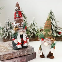 Gnome Božićni ukrasi švedski Tonte punjeni gnomi plišani ukrasi ručno rađeni odmor ELF patuljak Nordic