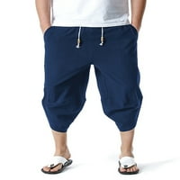 Bomotoo muns pamuk Capri hlače elastične strugove hlače salon workout yoga hlače znojite activeweweb