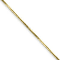 14K žuto zlatno ogrlica od lanaca Franco