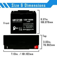 - Kompatibilna APC SU2200RMXLNE baterija - Zamjena UB univerzalna zapečaćena olovna kiselina