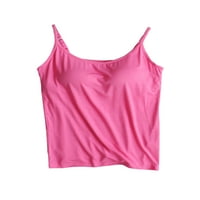 Bomotoo Žene Ljeto Spremljene boje Torbe od podstavljene majice Comfy Tee Holiday Camisole Mliječni
