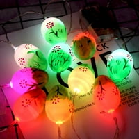 Apepal Green Uskršnji string svjetla ukrasna svjetla LED baterija Tip 1,65m