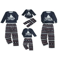 MA & Baby Christmas Pijama za porodičnu podudaranje pidžama postavljene Xmas Božićno stablo za odmor