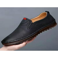 Muški natikači kliznu na casual cipele udobne stane muškarci prozračne vožnje cipela izdubljena crna