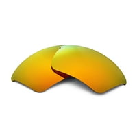 Walleva 24K zlatna polarizirana sočiva i crni gumeni komplet za Oakley Hall Jacket 2. XL sunčane naočale