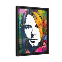 Kurt Cobain uokvirila se na Canvas Wall Art - Pop umjetnost Stephen Chambers