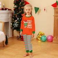 Baby Christmas Pajamas Organski pamuk PJS Porodična Božićne pidžame za psa, bebu i djecu tinejdžeri