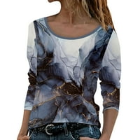 FVWitlyh prazne T majice žene Žene Ljetne majice V izrez hladne rame Tunic tops bluze majice