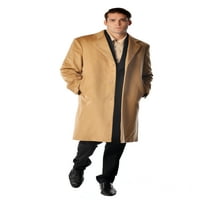 Cashmere Butik: Muški kaput dužine koljena prema kaputu na vrhu čisto kašmir