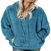 Dukserica GRIANOOK FLEECE SHERPA za ženske pulover pulover dugih rukava zimski pulter za zimske ležerne
