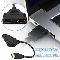 Kabl 1080p HDMI razdjelnik luka muški do ženskog adaptera HDMI HD TV, T6W2