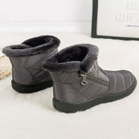 Crocowalk gležnjače za žene zimske čizme za snijeg Vodootporna strana zip tople cipele visoke tenisice