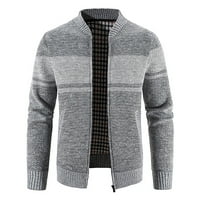 Viadha zimske jakne za muškarce modni i zimski štand ovratnik džemper casual fleece jakna