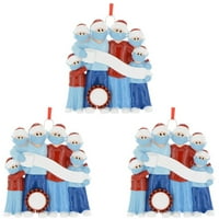 CPTFADH ukrasi kuglice na naduvažom ukrasima Ornament Family preživjela je odmora personaliziranog božićnog