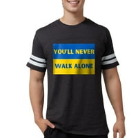 Cafepress - nikad nećete hodati sami prokraine majica - Muška fudbalska majica
