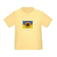 Cafepress - Ukrajina Sunflower majica - Slatka majica Toddler, pamuk