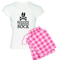 Cafepress - Boston terijeri Rock ženska svetlost pidžama - ženska svetlost pidžama