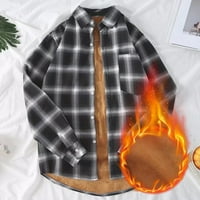 Dezsed jakna za sirače Muška čišćenje muške plišane puzi guste tople pločene majice jesen i zimska jakna