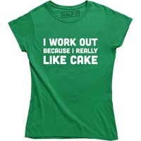 Vježba jer stvarno volim tortu - urnebesni radovi ženske poklon majice