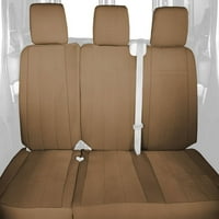 Caltrend Stražnji podijeljeni stražnji dio i čvrsti jastuk od karbonskih vlakana za 2013.-Chrysler -