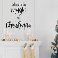 Vjerujte u magiju božićnog kurziva