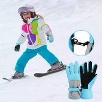 TureClos Kids rukavice zimske rukavice Vjetrootporne rukavice s kliznim rukavicama obloge tople skijalice