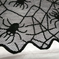 Hemoton Halloween Placemat Decor Decor Delikate paukove web šuplje od čipke Jastuka ukrasna partijska