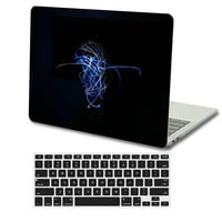 Kaishek Hard zaštitni poklopac školjke za otpuštanje MacBook PRO S s dodirom ID tip C + crni poklopac