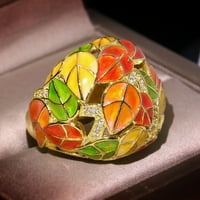 Toyella pozlaćena boja za odvajanje boja pretjerano cvjetni prsten za cvijeće Dječja narukvica zlato